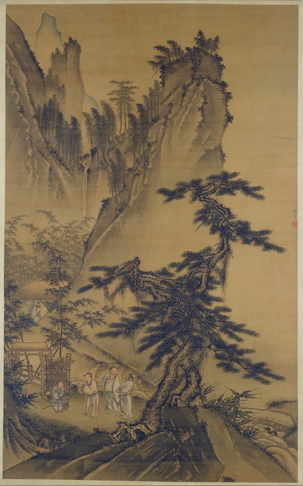 明戴進(jìn)《三顧茅廬圖》畫作